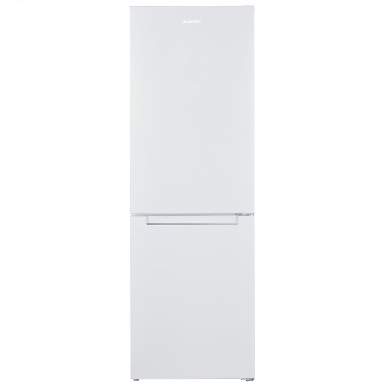 Combina frigorifica Albatros CNF395E 293 litri Full No Frost clasa E inaltime 185 cm termostat reglabil usi reversibile lumina interioara tip LED picioare reglabile alb