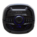 Boxa portabila Samus IBIZA 10 - 800W Bluetooth USB slot card microSD / TF Aux in radio FM 2 mufe intrare microfon mufa intrare chitara afisaj LED negru microfon telecomanda