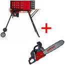 Despicator de busteni hidraulic Rotakt HLS7T-52HU NEW motor electric 2.3 kW forta de despicare 7T + Motofierastrau ROTAKT MTF5810SW