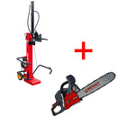 Despicator de busteni Rotakt VLS12TS‑1 motor electric 3 kW forta despicare 12T + Motofierastrau ROTAKT MTF5810SW