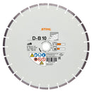 Disc diamantat STIHL D-B10 300 mm pentru beton / caramida