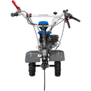 Motocultor DKD 950 G motor 7 CP benzina 2+1 viteze latime lucru 95 cm freze roti cauciuc 4.00x8&quot; capota cu far LED roti metal plug arat rarita reglabila plug cartofi cultivator plug reversibil 3l ulei