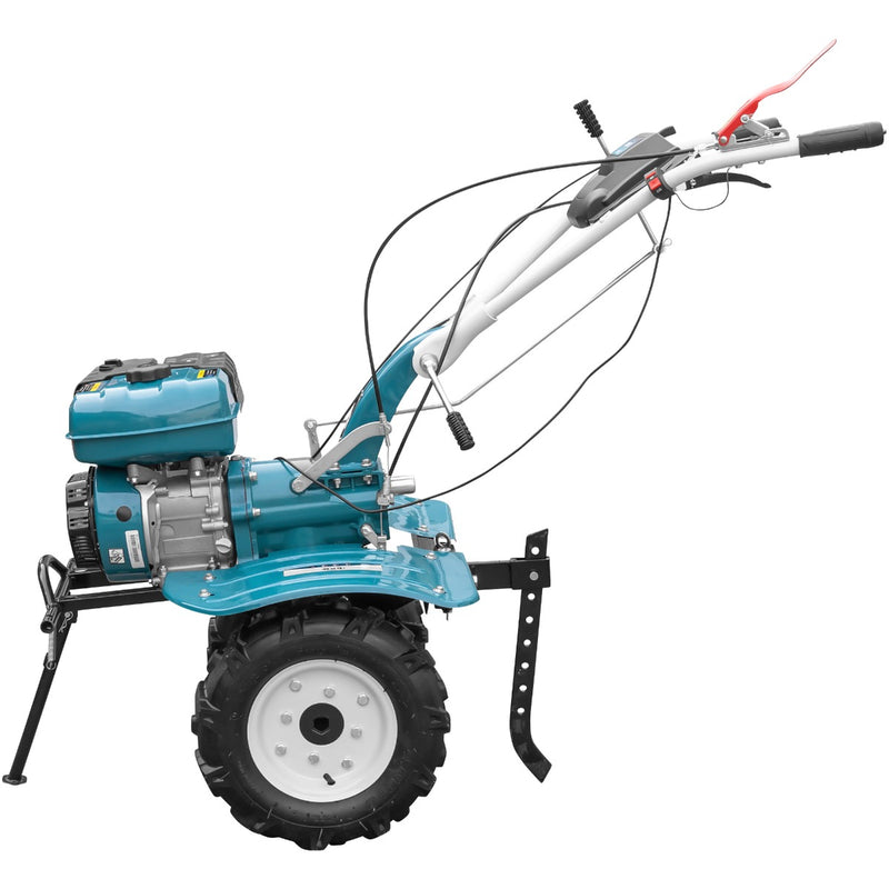 Motocultor DAKARD 1000B motor 7 CP latime lucru 80 cm freze roti cauciuc roti metal plug arat rarita reglabila plug cartofi 3l ulei