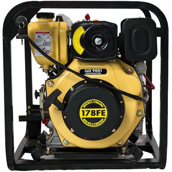 Motopompa apa curata DKD HP 50DI 2" motor 7 CP diesel debit 28 mc/h refulare 63 m absorbtie 8 m pornire sfoara