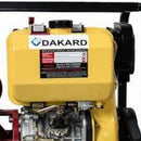 Motopompa apa curata DKD HP 50DIE 2" motor 7 CP diesel debit 28 mc/h refulare 63 m absorbtie 8 m pornire electrica