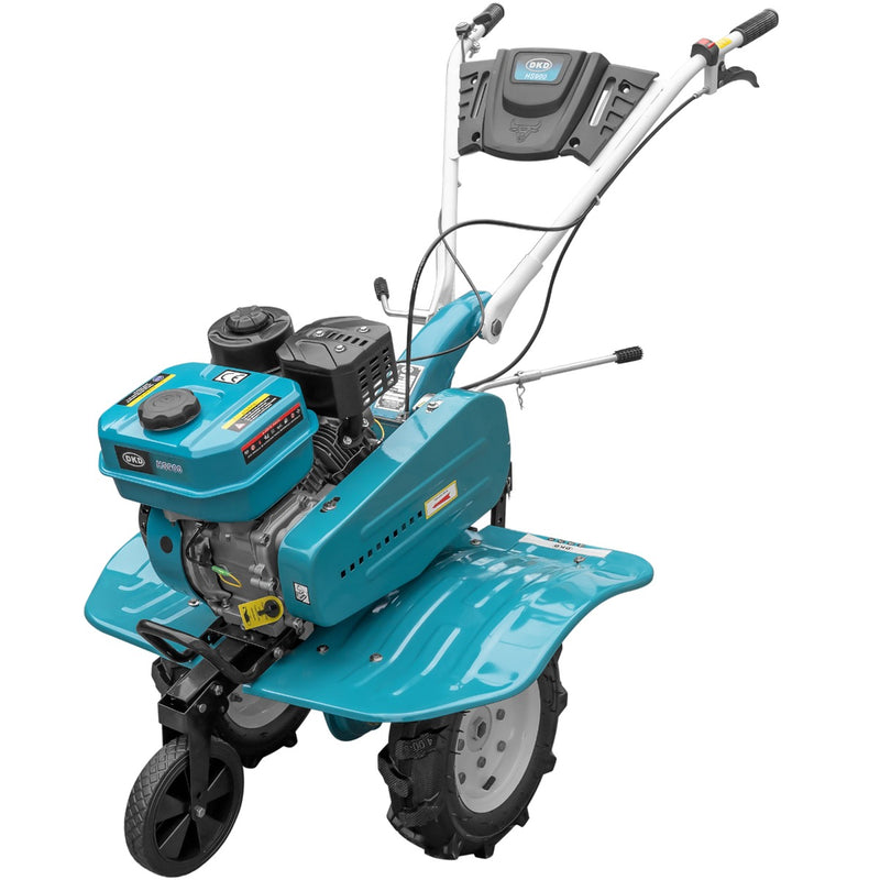 Motosapa DKD HS 900 motor 7CP latime lucru 90 cm 2+1 viteze transmisie fonta freze roti cauciuc 4.00x8 roata frontala 2l ulei AgroPro