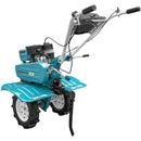 Motosapa DKD HS 900 motor 7CP latime lucru 90 cm 2+1 viteze transmisie fonta freze roti cauciuc 4.00x8 roata frontala roti metal plug arat rarita reglabila plug cartofi 2l ulei AgroPro