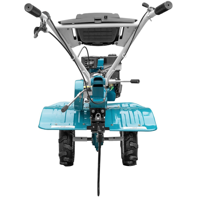 Motosapa DKD HS 900 motor 7CP latime lucru 90 cm 2+1 viteze transmisie fonta freze roti cauciuc 4.00x8 roata frontala 2l ulei AgroPro