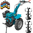 Motocultor profesional DKD HS 1100D motor 16 CP latime lucru 90-120 cm freze roti cauciuc 5l ulei