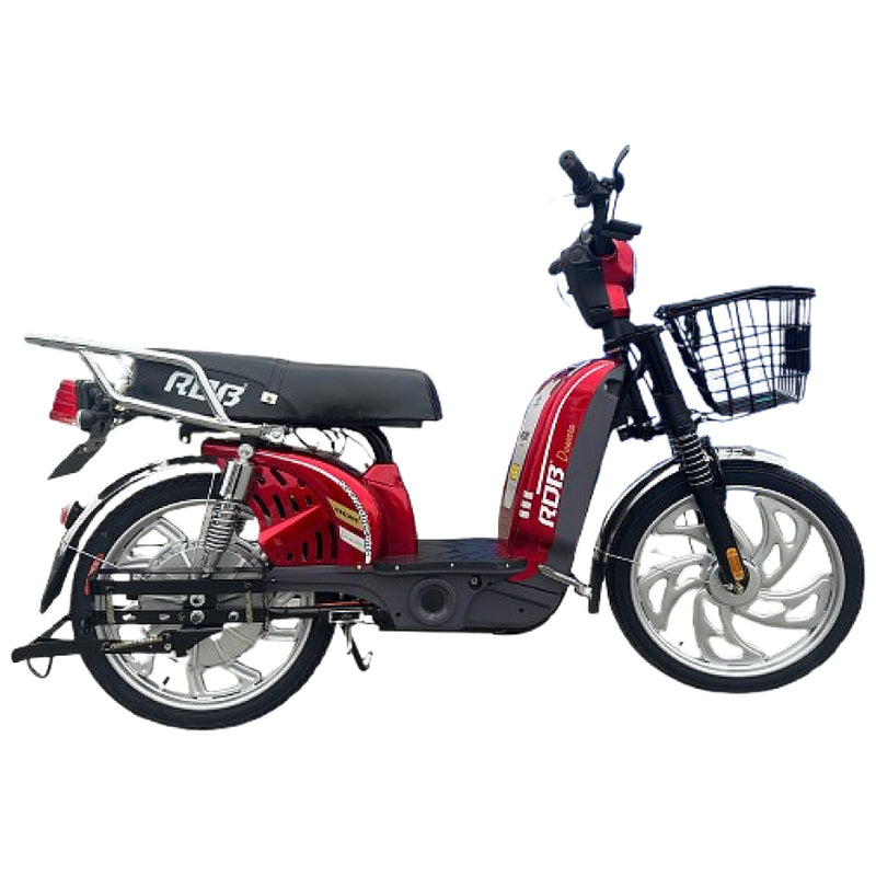 Scuter electric RDB Dunarea motor 450W viteza 25km/h nu necesita permis rosu