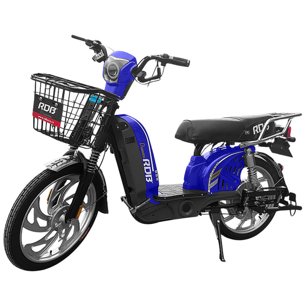 Scuter electric RDB Dunarea motor 450W viteza 25km/h nu necesita permis albastru