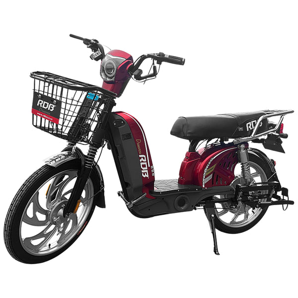 Scuter electric RDB Dunarea motor 450W viteza 25km/h nu necesita permis rosu