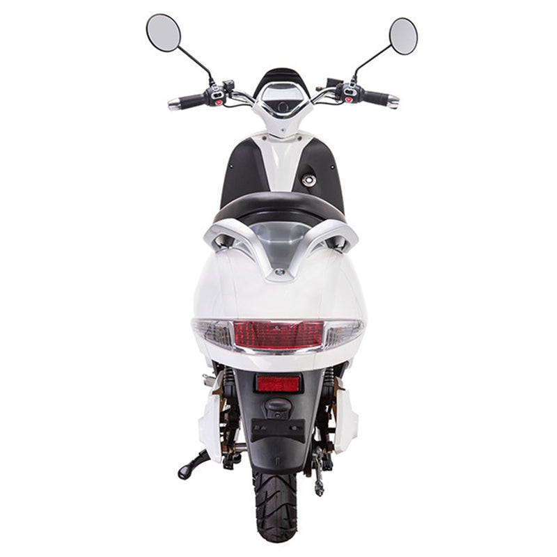 Scuter electric Ztech ZT-25-A BERLIN autonomie 45 Km viteza maxima 45 km/h putere 1200W acumulator 20Ah/60V motor BOSCH-Alb