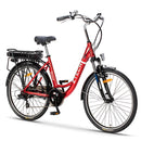 Bicicleta electrica Ztech ZT-34-B VERONA 2.0 autonomie 30 Km viteza maxima 25 km/h putere 250W acumulator 10Ah/36V nu necesita permis-Rosu