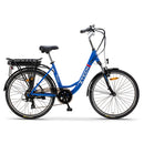 Bicicleta electrica Ztech ZT-34-B VERONA 2.0 autonomie 30 Km viteza maxima 25 km/h putere 250W acumulator 10Ah/36V nu necesita permis-Albastru