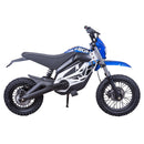 Scuter electric Ztech ZT-68 KID ENDURO CROSS autonomie 30 Km viteza maxima 25 km/h putere 750W acumulator 12Ah/36V nu necesita permis-Albastru