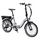 Bicicleta electrica Ztech ZT-71 URBAN autonomie 40 Km viteza maxima 25 km/h putere 250W acumulator 6.6Ah/36V pliabila nu necesita permis-Gri