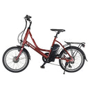 Bicicleta electrica Ztech ZT-73 COMPACT autonomie 40 Km viteza maxima 25 km/h putere 250W acumulator 6.6Ah/36V nu necesita permis-Rosu