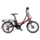 Bicicleta electrica Ztech ZT-73 COMPACT autonomie 40 Km viteza maxima 25 km/h putere 250W acumulator 6.6Ah/36V nu necesita permis-Rosu