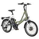 Bicicleta electrica Ztech ZT-73 COMPACT autonomie 40 Km viteza maxima 25 km/h putere 250W acumulator 6.6Ah/36V nu necesita permis-Verde