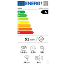 Masina de spalat rufe Samus WSADI-10145DS 10 kg 1400 rpm clasa A adancime 53.5 cm motor inverter auto-echilibrare tambur eliminare par de animale curatare tambur pornire intarziata blocare acces copii