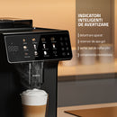 Espressor cafea Samus Sublime 19 Rasnita profesionala- 300 g 19 bari Putere 1200-1400 W Rezervor apa 2 L Sistem extractie lapte cu furtun 25 cm 10 tipuri de bauturi Multiple tipuri de reglaje