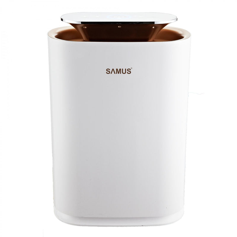 Purificator de aer Samus SENSITY 38 WiFi 308 mc/h 68 W suprafata de acoperire 38 mp Wi-Fi control touch 4 trepte afisaj digital timer ionizare filtru HEPA alb
