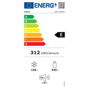 Frigider Side by Side Slot-in cu 4 usi Samus S4DX-650NFE 505 litri clasa E inaltime 190.2 cm Full No Frost Multi Climate System Slot-in afisaj LCD lumina interioara LED picioare reglabile