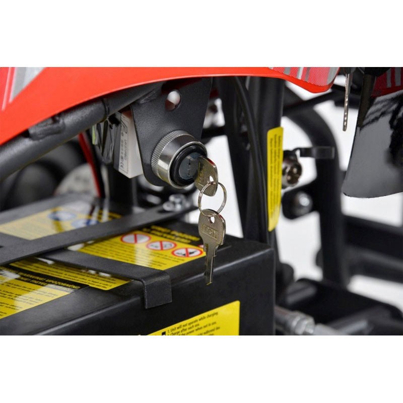 ATV electric Hecht 54800, acumulator 36 V, 12 Ah, 25 km/h, capacitate 60 kg display digital