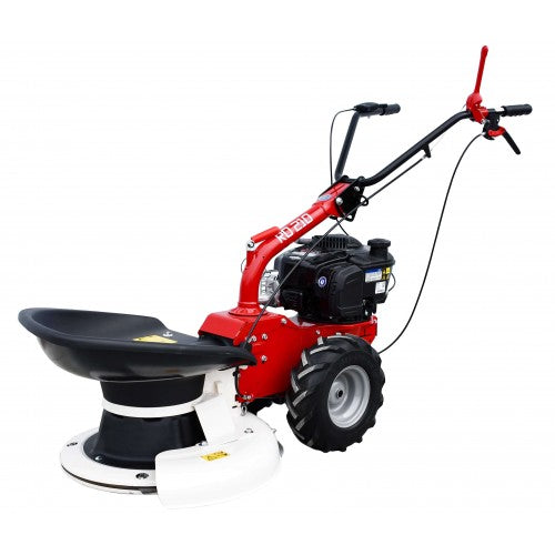 Motocoasa cu tambur Rotakt RO210 motor Loncin 3.9 CP latime de taiere 64 cm roti pline 13x5.00-6 ghidon reglabil