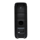 Boxa portabila Samus IBIZA 10 - 800W Bluetooth USB slot card microSD / TF Aux in radio FM 2 mufe intrare microfon mufa intrare chitara afisaj LED negru microfon telecomanda