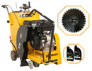 Pachet Masalta MF20-3 Taietor beton, asfalt 500mm, Robin EX40, benzina + URBAN CUT disc diamantat 500x3.6x10x25.4mm + 2L PRO 10W-30 ulei motor