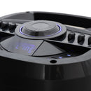 Boxa portabila Samus IBIZA 10 - 800W Bluetooth USB slot card microSD / TF Aux in radio FM 2 mufe intrare microfon mufa intrare chitara afisaj LED negru microfon telecomanda
