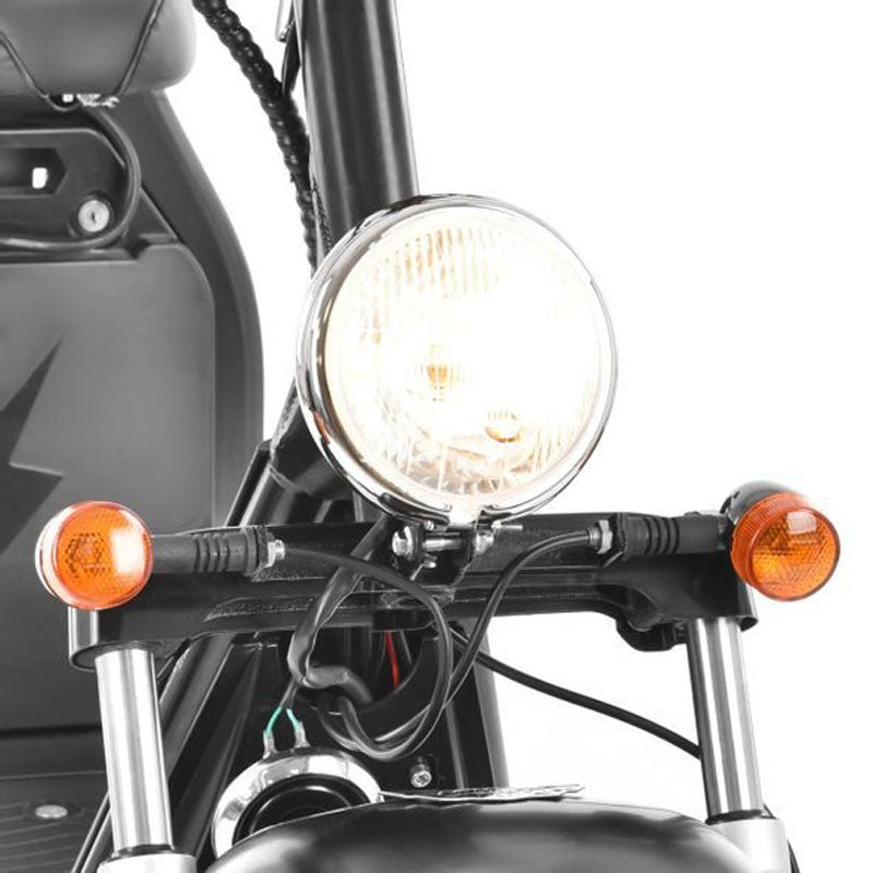 Scuter electric Hecht cocis zero black motor 1500 w viteza maxima 45 km h