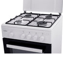 Aragaz pe gaz Samus SM450ABS 4 arzatoare latime 50 cm dispozitiv siguranta plita si cuptor
