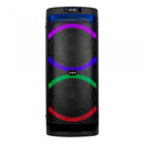 Boxa portabila Samus ROCKSTAR 8 - 1000W Bluetooth USB slot card microSD / TF Aux in intrare microfon si chitara radio FM lumina pe difuzor functie inregistrare negru microfon telecomanda
