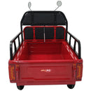 Tricicleta electrica SKY JET Ecopikap Master putere 2500 W 72V 32 AH viteza 25 km/h autonomie 45 km fara permis culoare rosu