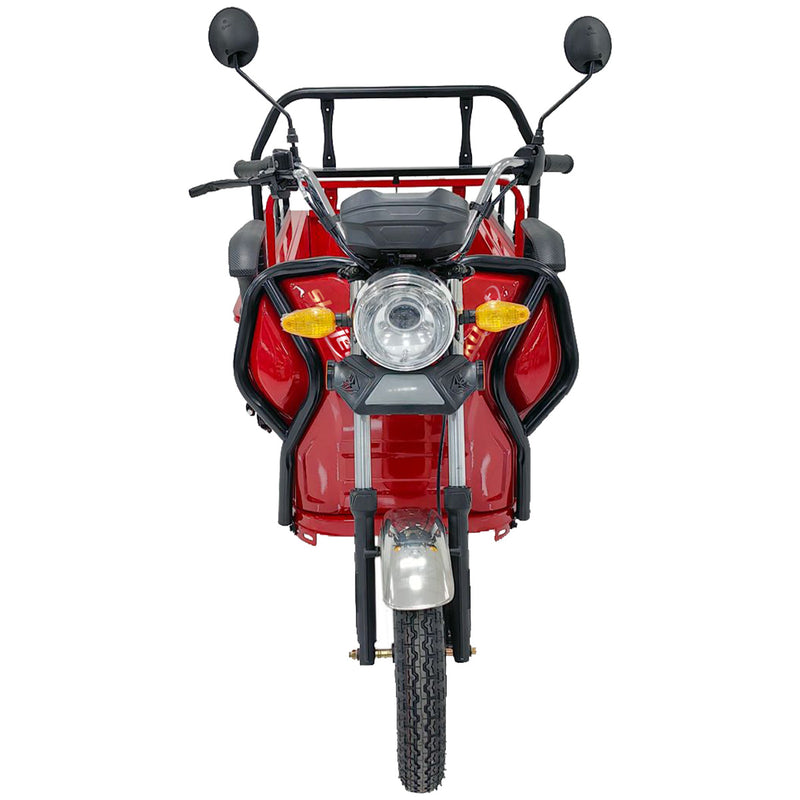Tricicleta electrica SKY JET Ecopikap Master putere 2500 W 72V 32 AH viteza 25 km/h autonomie 45 km fara permis culoare albastru