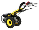 ProGARDEN Campo U16E motocultor multifunctional 14CP, benzina, EU V, pornire electrica, 3+2 viteze, reductor + BT-X90N freza tractata 900mm + BT-BC12 bara cosire mobila 120cm