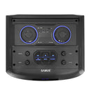 Boxa portabila Samus Phoenix 15 120 W Bluetooth USB slot card TF Aux in radio FM intrare microfon functie True Wireless Stereo functie inregistrare negru microfon inclus telecomanda