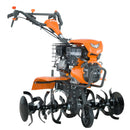 Motocultor O'MAC MC 8000S motor 8 CP benzina 2+1 viteze latime lucru 107 cm freze roti cauciuc 4.00-8 roata frontala remorca 4l ulei