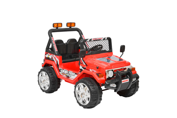 Masinuta electrica pentru copii off-road 4x4 Hecht 56185, 6V 10 Ah, lumini si efecte speciale, telecomanda