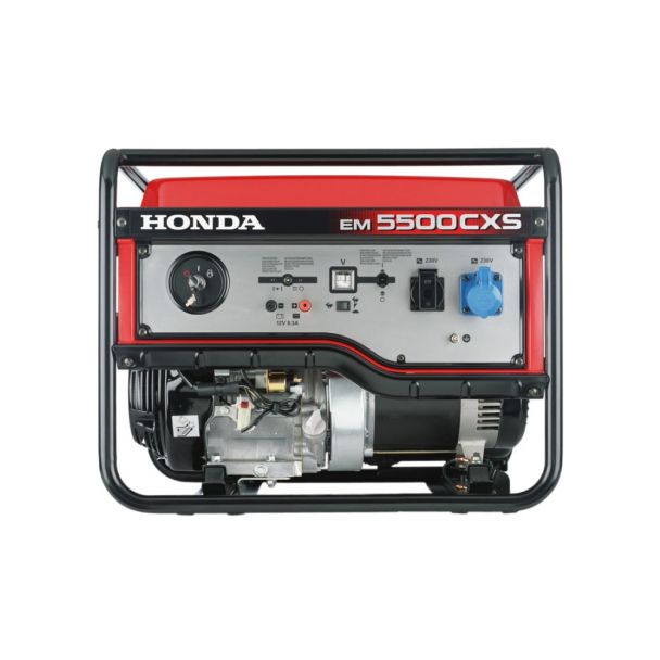 Generator de curent pe benzina Honda EM5500CXS2 portabil monofazat 5.5 kW pornire electrica