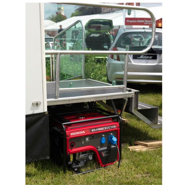 Generator de curent pe benzina Honda EM5500CXS2 portabil monofazat 5.5 kW pornire electrica