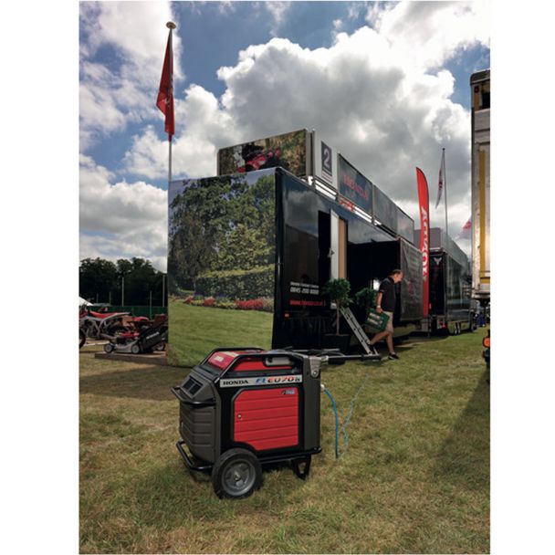 Generator de curent pe benzina Honda EU70IS1 portabil monofazat 7.0 kW pornire electrica