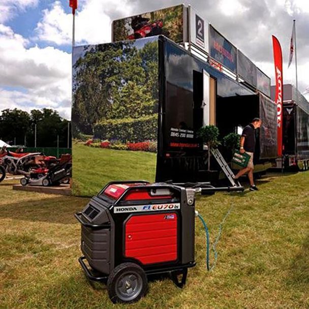 Generator de curent pe benzina Honda EU70IS1 portabil monofazat 7.0 kW pornire electrica