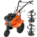 Motosapa Evotools T705 motor 7 CP 2+1 viteze latime lucru 84 cm freze roti cauciuc roata frontala roti metal plug arat rarita reglabila 2l ulei