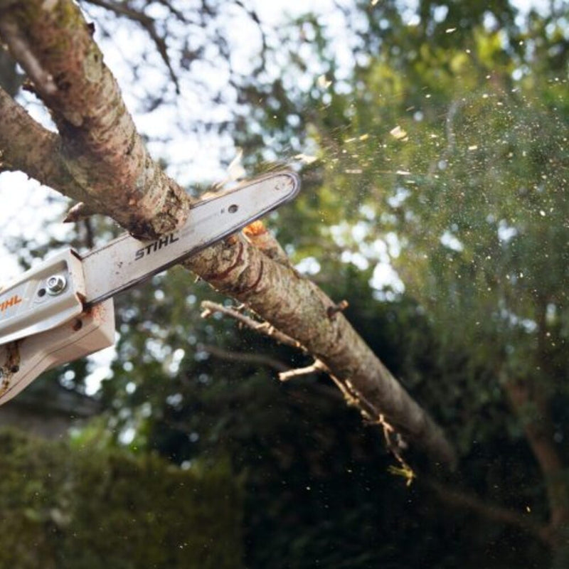 Motofierastrau telescopic profesional STIHL HTA 50 putere 0.6 kW lama 30 cm lungime 280 cm acumulator si incarcator neinclus