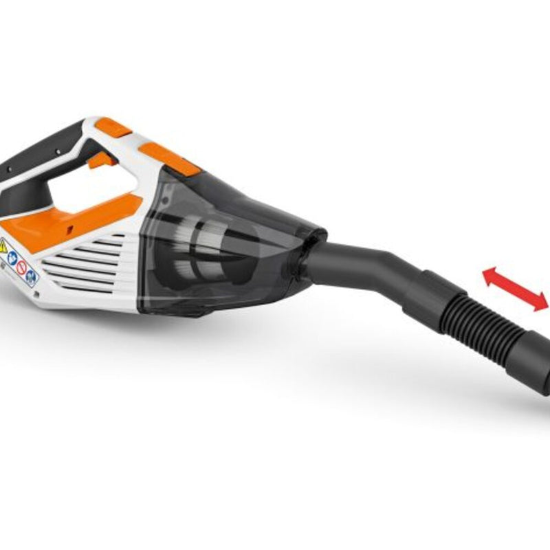 Aspirator de mana STIHL SEA 20 putere 105 W debit 1020 l/min volum colectare 0.8 L sistem AS fara acumulator si incarcator