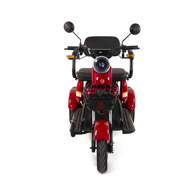 Tricicleta electrica Rotakt Safari putere 1000W viteza 25 km/h autonomie 62 Km acumulatori 60V/20Ah greutate admisa 187kg fara permis Gri